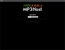 Tablet Screenshot of freemp3host.com